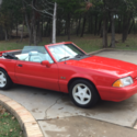 1992 Ford Mustang Vibrant Red LX  5.0 Automatic &#034; Summer Edition&#034;  55900 miles