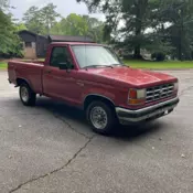 1992 Ford Ranger Pickup Red