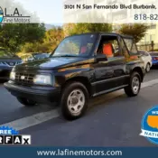 1992 Geo Tracker Convertible 2WD 97188 Miles Black SUV 1.6L L4 SOHC 8V Manual