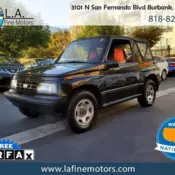 1992 Geo Tracker Convertible 2WD 97188 Miles Black SUV 1.6L L4 SOHC 8V