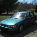 1992 Honda Accord EX Sedan 4-Door Automatic 4 Cylinder Green Sun Roof