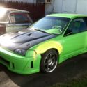 1992 Honda Civic Hatchback "PROJECT CAR" Lime Green Many New Parts