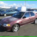 1992 Honda Civic LX Used 1.5L I4 16V Manual Sedan NO RESERVE