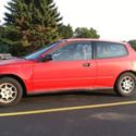 1992 Honda Civic VX. Stock D15Z1 VTEC-E engine & Federal ECU.OEM ice A/C working