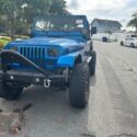 1992 jeep wrangler 2-door manual 4.0 blue exterior in great condition