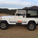 1992 Jeep Wrangler Islander 4.0L 5spd Hardtop 158k Rust Free White
