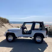 1992 Jeep Wrangler White RENEGADE
