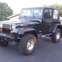 1992 Jeep Wrangler YJ 4.0L 242 I-6 TOW READY Set Up to Tow Behind Motorhome