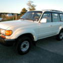1992 Land Cruiser SUV White/blue, Average miles, excellent condition