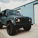 1992 Land Rover Defender 90 redone in Keswick Green and Beluga Black