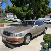 1992 Lexus LS400 Sedan Brown 400