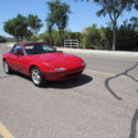 1992 Mazda MX-5 Miata  104000 Miles Red Convertible 4 Cylinder Engine 1.6L/98 5