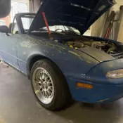 1992 Mazda MX-5 Miata Convertible Blue