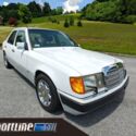 1992 Mercedes-Benz 300E SPORTLINE W124 Black Leather 4 Seater in Arctic White
