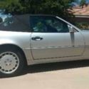 1992 Mercedes Benz 300SL Convertible 2 tone  SILVER         ONLY 21000 miles!!