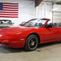 1992 Nissan 240SX Convertible 52583 Miles Red Convertible 2.4L 4-Cylinder Automa