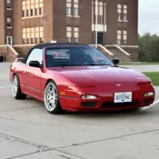 1992 Nissan 240SX Convertible Red