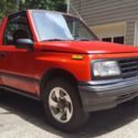 1992 Red Geo Tracker in excellent condition