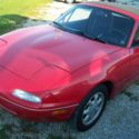 1992 red mazda mx-5 miata, hard to find automatic with 89k miles