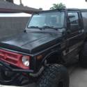 1992 Suzuki Samurai built toyota axles tcase gears turbo yj springs 35 tires
