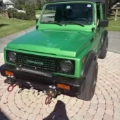 1992 Suzuki Samurai Convertible Green JL