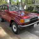 1992 Toyota Land Cruiser SUV Red 4WD Automatic FJ80
