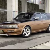 1992 Toyota Mark II Wagon Orange FREE SHIPPING DOOR TO DOOR jci