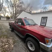 1992 Toyota Tacoma Red 1/2 TON EXTRA LONG WHEELBASE SR5