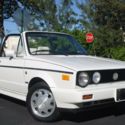1992 VOLKSWAGEN CABRIOLET WOLFSBURG EDITION, 1.8L 4Cyl, AUT TRANS, NO RESERVE
