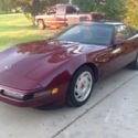 1993 40TH ANNIVERSARY RUBY RED CORVETTE WITH ONLY 56,337 MILES