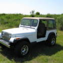 1993 4X4 Jeep YJ Wrangler S  2.5L 4 cylinder, 5-speed manual.