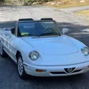 1993 Alfa Romeo Spider Veloce Bianco Freddo 230 4 Cylinder Engine 51,366