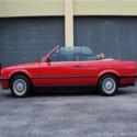 1993 BMW 3 Series E30 325iC Low Miles Brilliantrot Red Convertible Manual