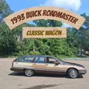 1993 Buick Roadmaster Wagon Red ESTATE