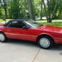 1993 Cadillac Allante Red w/ Tan Interior 6,920 Miles Mint No Rust Stored Inside