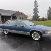 1993 Cadillac Fleetwood Sedan Blue CHASSIS