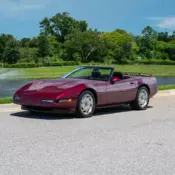 1993 Chevrolet Corvette Convertible LOW MILES Burgundy
