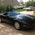 1993 Corvette Convertible 6 Speed, 40th Anniv Pkg, Triple Black, 37k miles, Mint