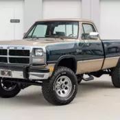 1993 DODGE RAM POWER 250 LE 4X4 5.9L CUMMINS DIESEL 57K MILES 4&#034; LIFT MINT WOW