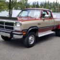 1993 Dodge Ram W-250 Cummins Diesel  Club Cab Long Bed Dually 5sp Manual Very