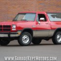 1993 Dodge Ramcharger Canyon Sport AW-150 Poppy Red SUV 5.2L V8 94887 Miles