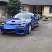 1993 Dodge Stealth Hatchback Blue R/T TURBO