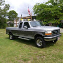 1993 F250 XLT Ext Cab 4x4 LB Super low miles Rebuilt Engine