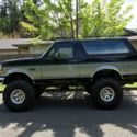 1993 Ford Bronco 4x4 Lifted 2dr 5.0L 302 V8 60k On Rebuilt Over Size 38&#039; Tires