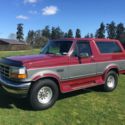 1993 Ford Bronco XLT 4X4 RUST FREE 135k 5.8L STOCK WORLDWIDE NO RESERVE
