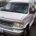 1993 FORD ECONOLINE E150 VAN  HAVE KEY STARTS & RUNS WITH JUMP BAD ODOMETER