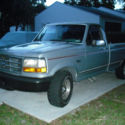 1993 FORD F-150 XLT, LONG BED, 2 TANKS, 6 CYL. 2WD