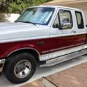 1993 Ford F-150 XLT Super Cab Pickup, diamond plate rear bumper & running boards