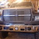 1993 Ford F800 crew cab service truck  toy hauler f750 f650