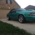 1993 Ford Mustang  - Calypso Green Coupe